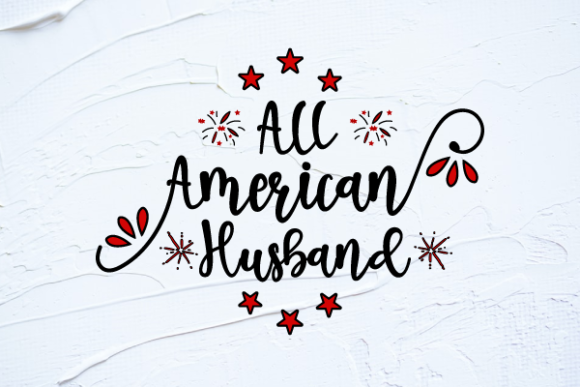 4th of July Design: All American Husband Graphics