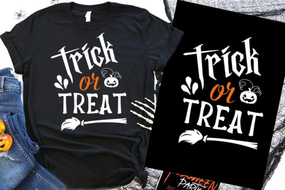 Halloween T-Shirt Designs: Trick or Treat Graphics