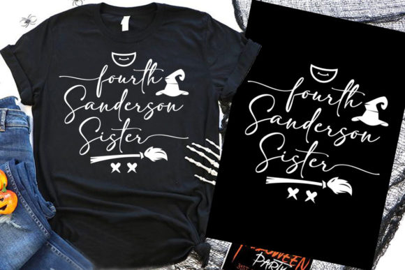 Halloween T-Shirt Graphics: Fourth Sanderson Sister Design
