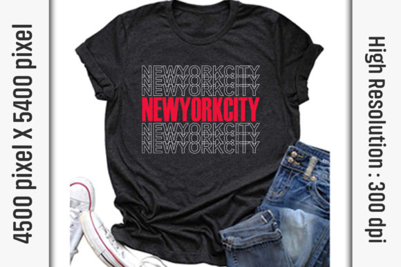 New York City Quotes SVG Graphics for T-Shirt Designs